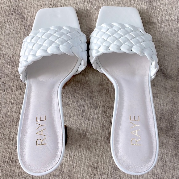 RAYE | Woven Heel White | Size 10 - Picture 4 of 15